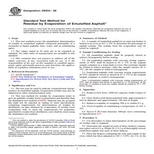 bulk Evaporation Residue Testing|residue on evaporation method.